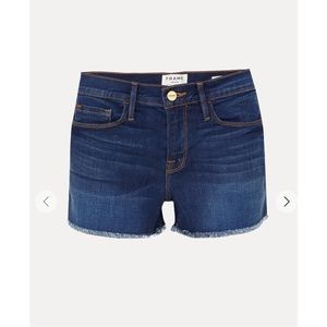 Frame Denim le cut off shorts dark wash 28 NEW